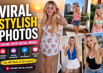 Why did the stylish photos going viral on social media grab people’s attention?